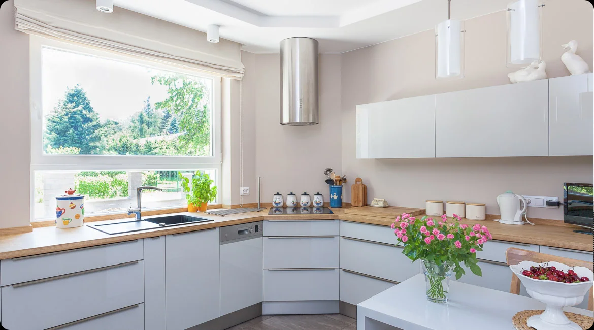 Kitchen cleaning areas